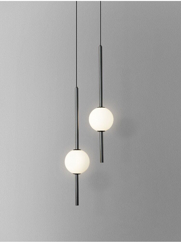OrionGlow Glass Orb Pendant Light For Modern Dining Rooms And Bedrooms Minimalist Ceiling Fixture
