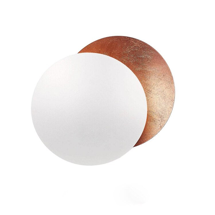 Kinkiet ścienny LED Eclipse Design z metalu i żelaza, 20–25 cm, nastrojowa dekoracja do salonu