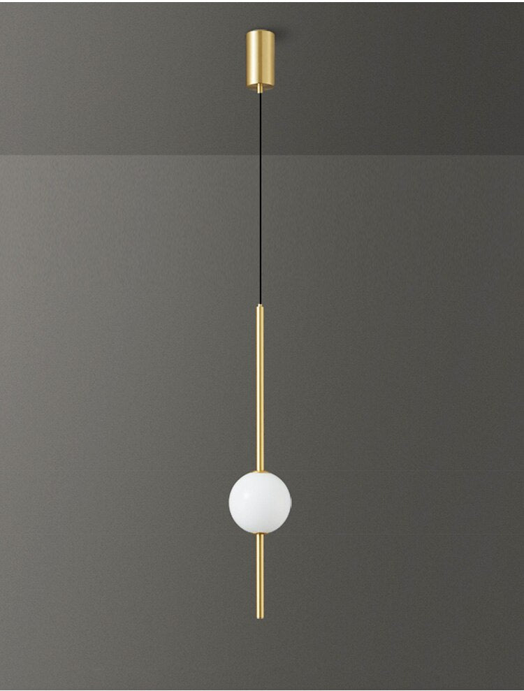 OrionGlow Glass Orb Pendant Light For Modern Dining Rooms And Bedrooms Minimalist Ceiling Fixture
