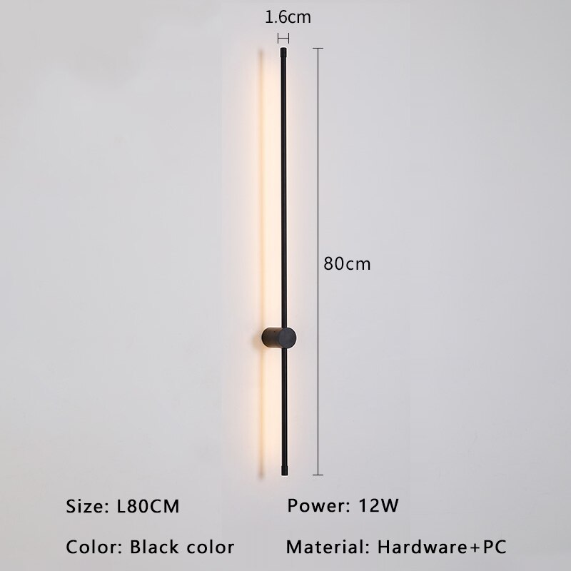 Aurelo Slim Led Wall Light With Gold Finish For Modern Interiors Ideal For Living Rooms And Hallways