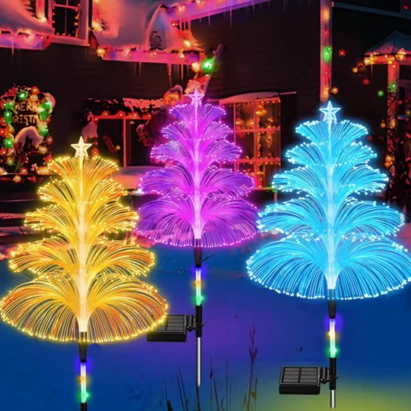 JELLYLIVA 太阳能水母花园灯 — 多彩 LED 户外装饰