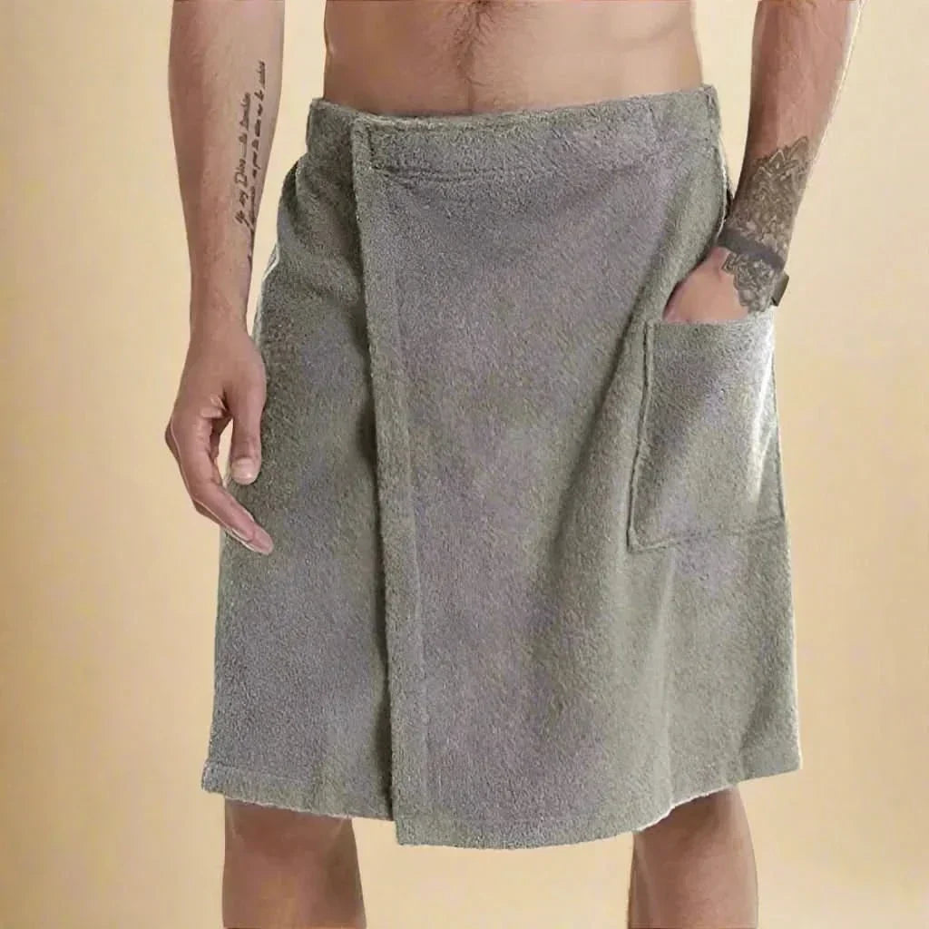 Osuška AquaFlow Wrap — přenosný korálový flís, design s elastickým přizpůsobením
