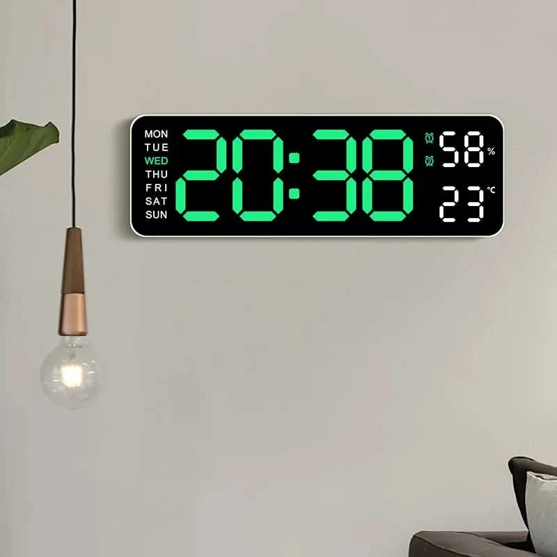 Horloge USB à LED MINIMALUXE — Design minimaliste lumineux pour les intérieurs modernes