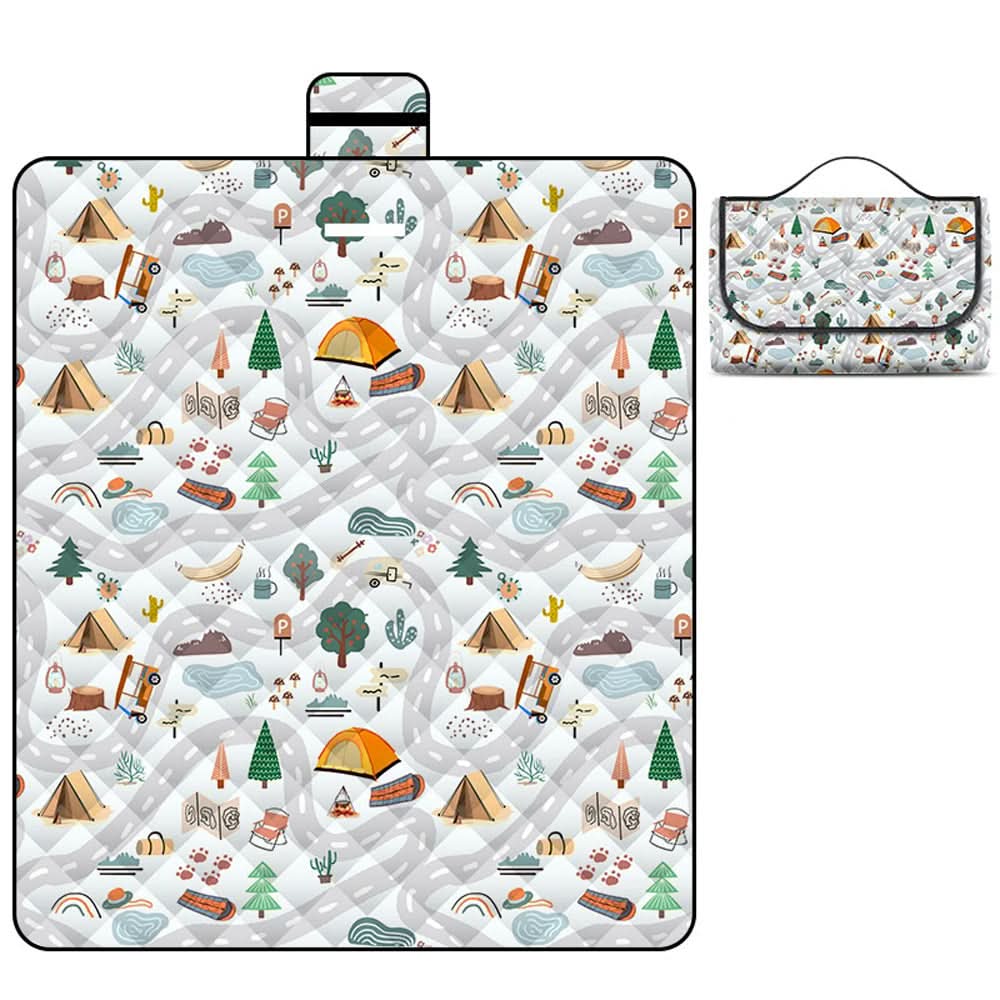 GRASSHAVEN Telo da picnic spesso per esterni — Comfort imbottito per campeggio e tenda