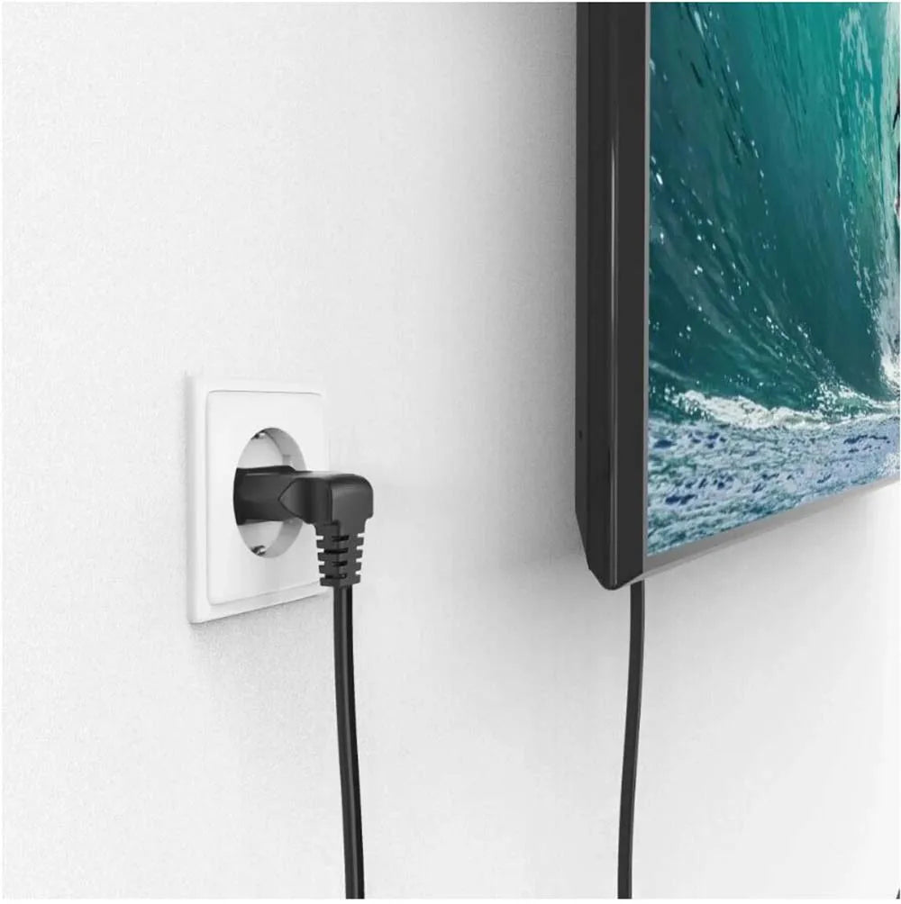 EU Extension Cable With 2 Pin Europlug For Lamps And Devices