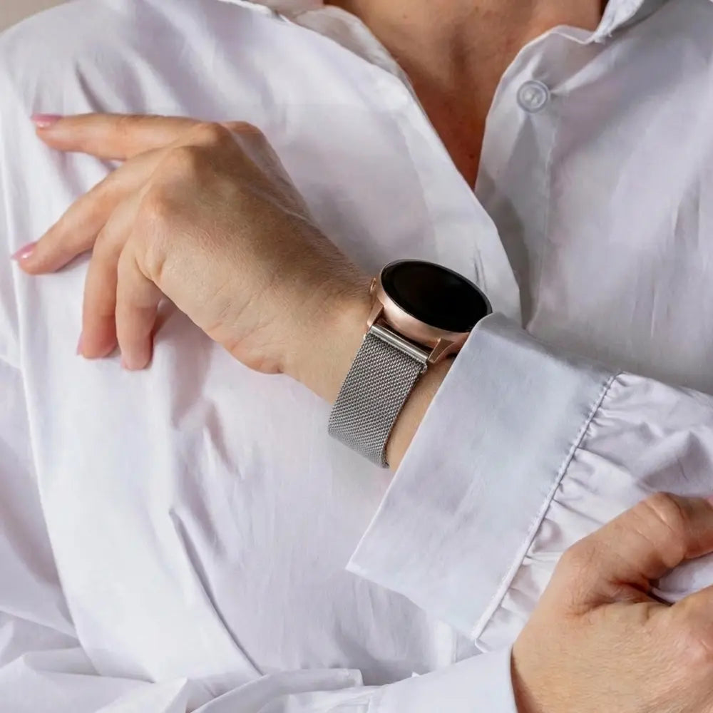 Cinturino milanese argento per Samsung Galaxy Watch 4 da 40mm