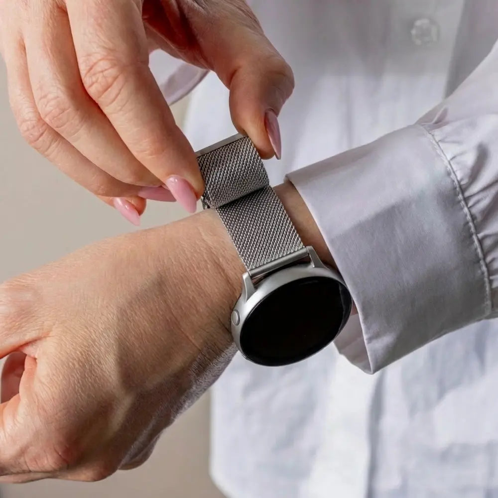 Cinturino milanese argento per Samsung Galaxy Watch 4 da 40mm