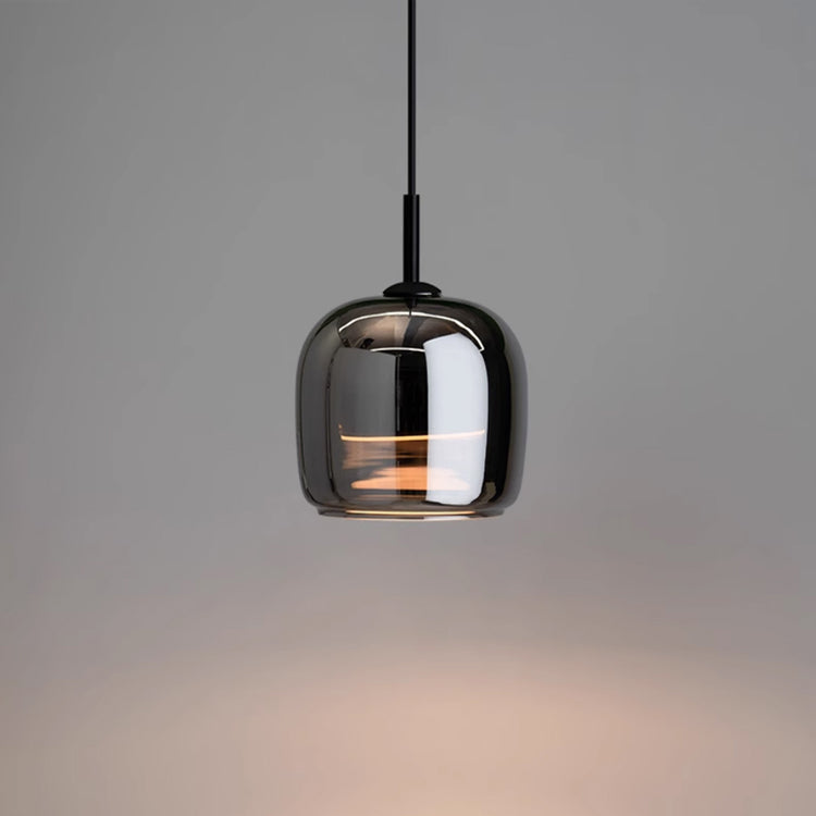 Nordic Pendant Light In Black Glass For Kitchen Island And Dining Room Modern Ceiling Lamp