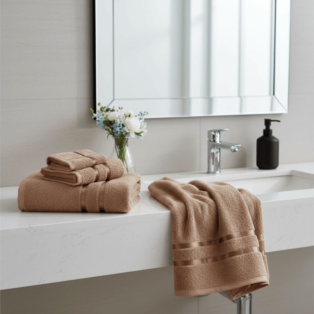 Luna Maison Premium Cotton Towels — High Absorbency, Elegant Design