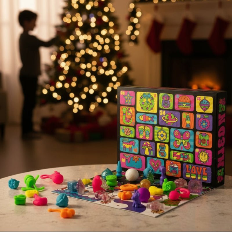 OrbiCraft 2025 Nee-Doh Advent Calendar — 24 Assorted Squishy Fidget Toys