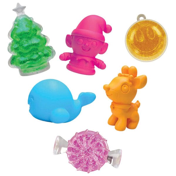 OrbiCraft 2025 Nee-Doh Advent Calendar — 24 Assorted Squishy Fidget Toys