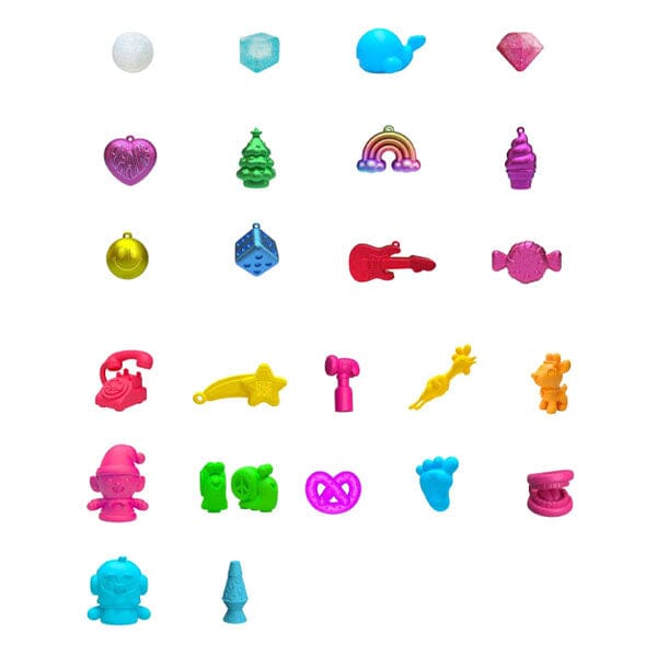 OrbiCraft 2025 Nee-Doh Advent Calendar — 24 Assorted Squishy Fidget Toys
