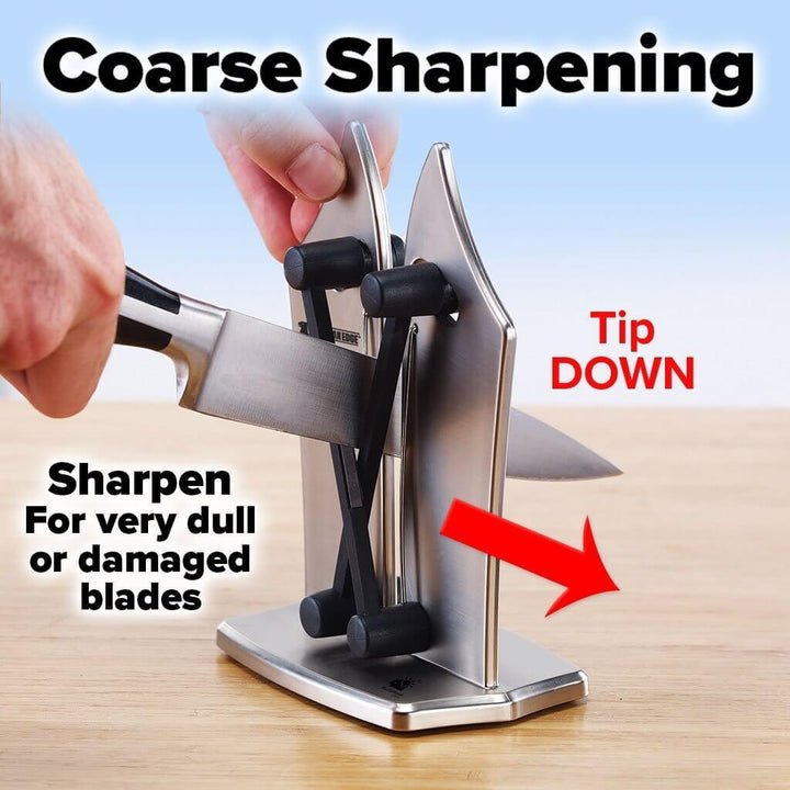 All Blade Types NovaSharp Knife Sharpener — Fast, Effortless Sharpening