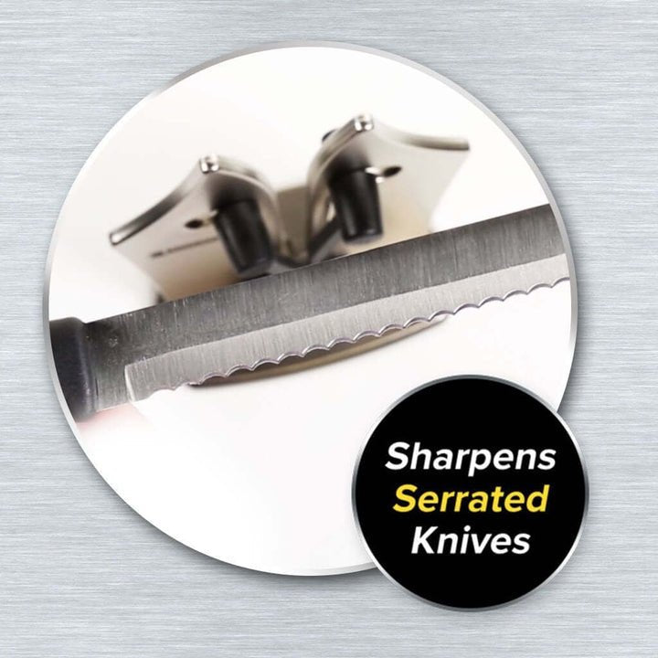 All Blade Types NovaSharp Knife Sharpener — Fast, Effortless Sharpening