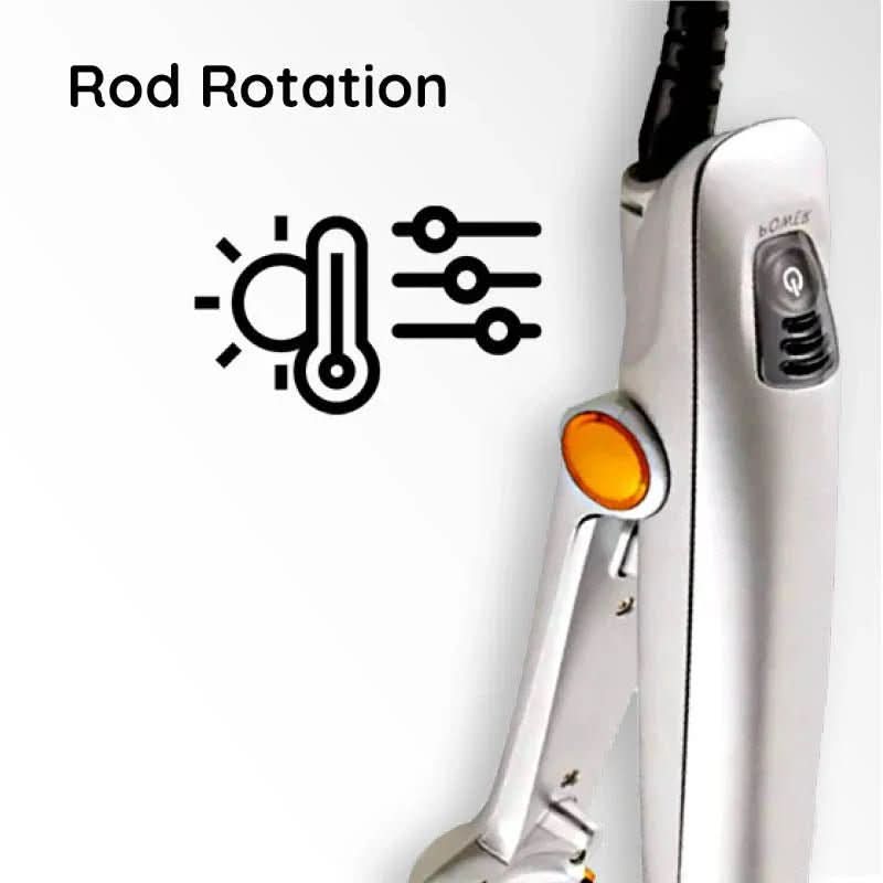 Cepillo giratorio para el cabello NovaGlam 2 en 1 – Diseño bidireccional compacto