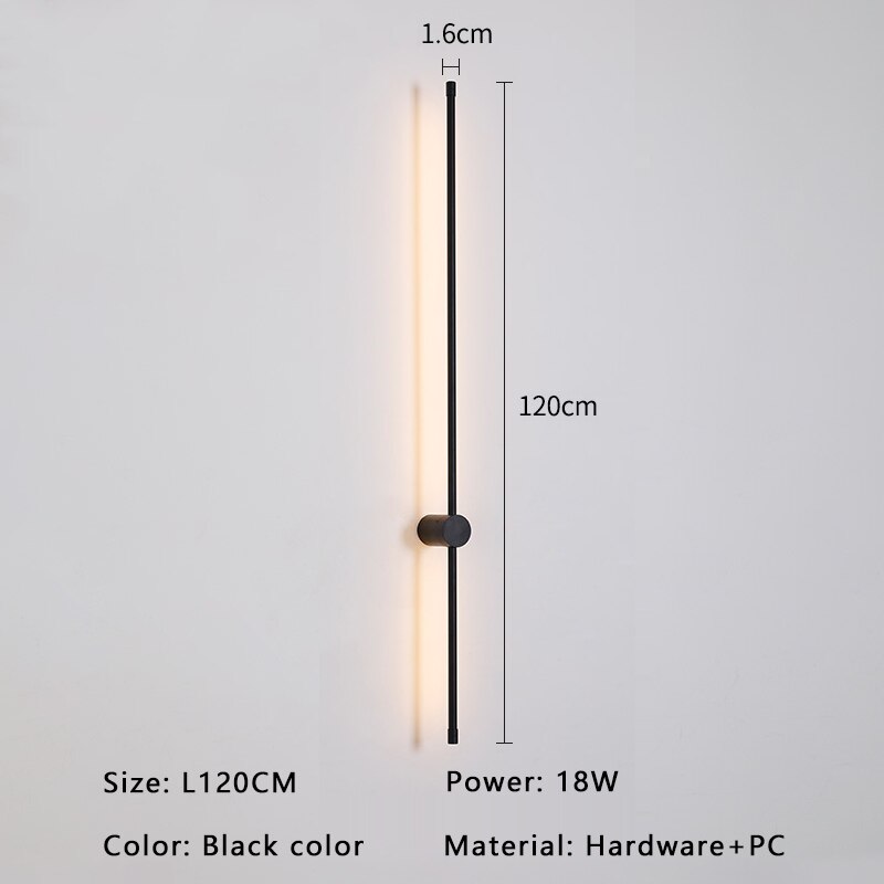 Aurelo Slim Led Wall Light With Gold Finish For Modern Interiors Ideal For Living Rooms And Hallways