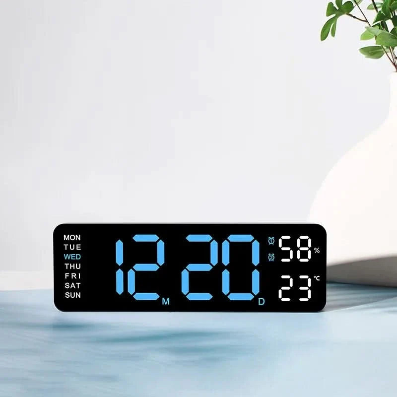 Horloge USB à LED MINIMALUXE — Design minimaliste lumineux pour les intérieurs modernes