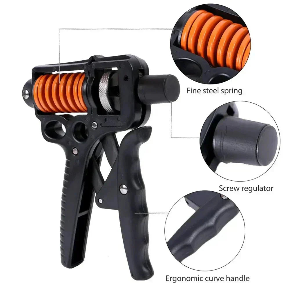 Grip Strength Hand Exerciser With 5 To 165 Kg Resistance For Forearms