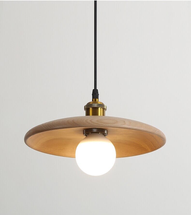 FjordLumen Pendant Light Nordic Oak With Warm Glow In Wood Design For Dining Rooms Elegant Modern
