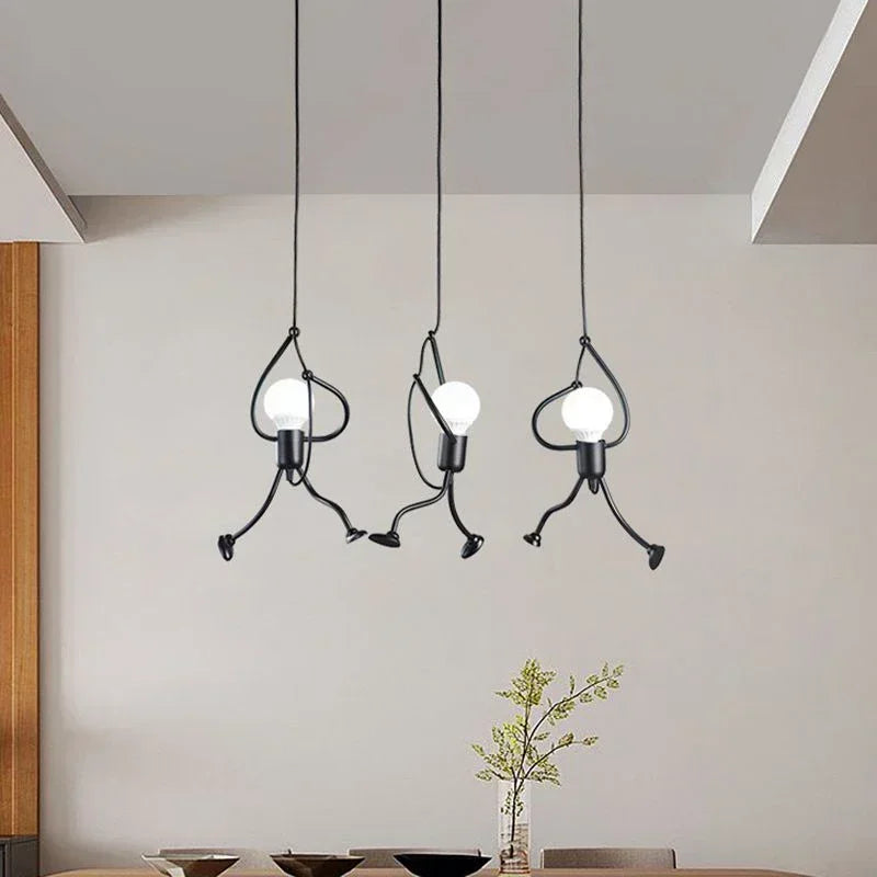 Unique Wall Lamp: Climbing Man Industrial Design Sculpture, Scandinavian Wall Lighting