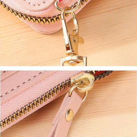 RFID-Blocking Women's Shoulder Bag Water-Resistant Purse for Phone, Cards, and Keys