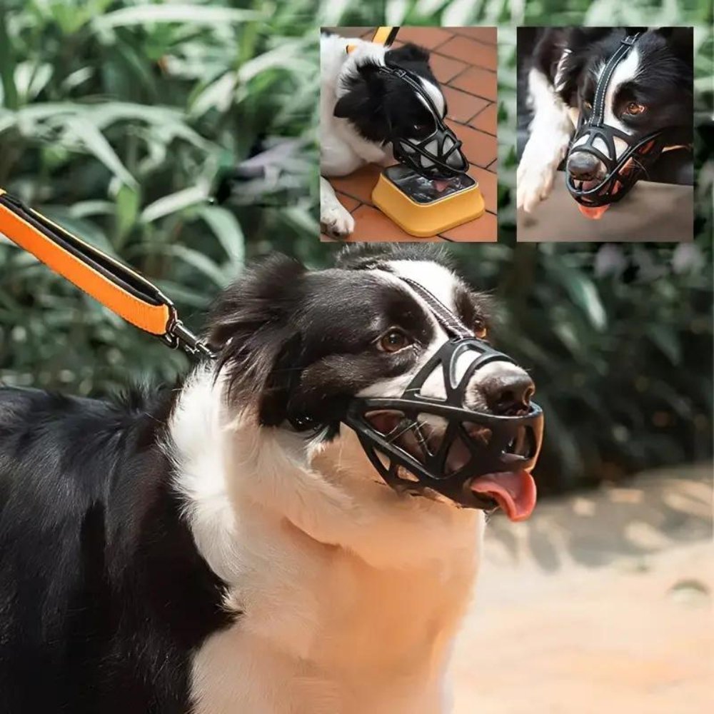 CalmPaw Gentle Dog Muzzle — Breathable, Lightweight Non-Restrictive Design