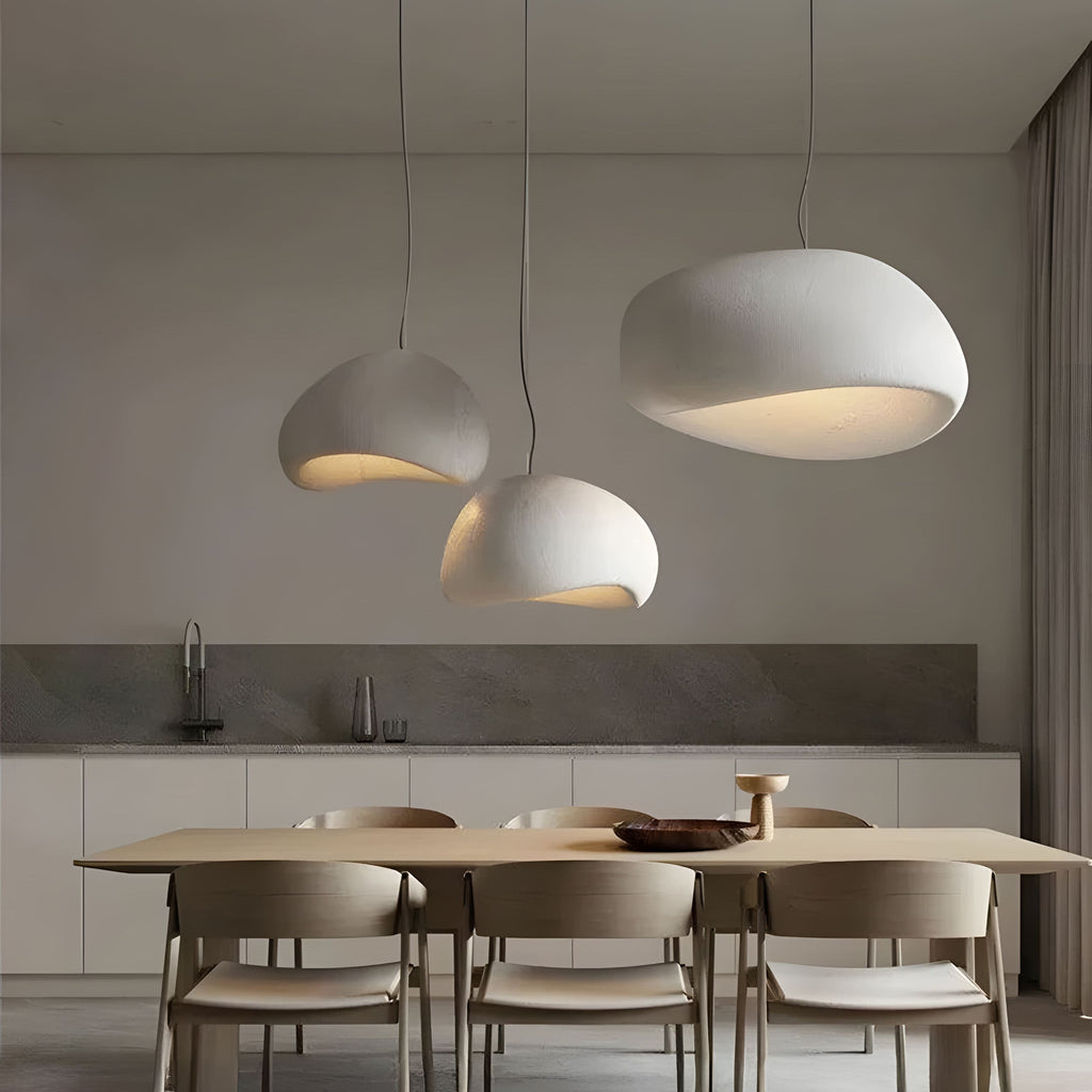 AuroraNest Nordic Inspired Organic Pendant Lighting For Kitchen Minimalist Fixture