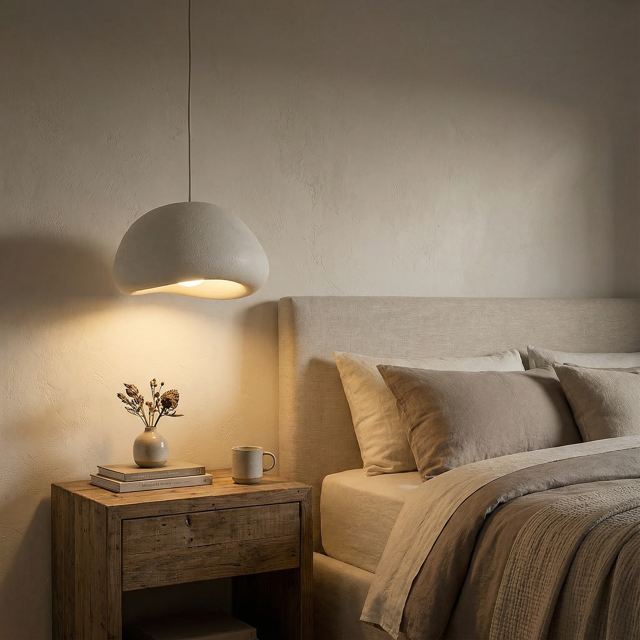 AuroraNest Nordic Inspired Organic Pendant Lighting For Kitchen Minimalist Fixture