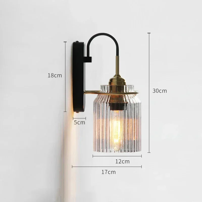 Riverton Industrial Vintage Wall Light With Exposed Bulb And Antique Finish For Indoor Spaces