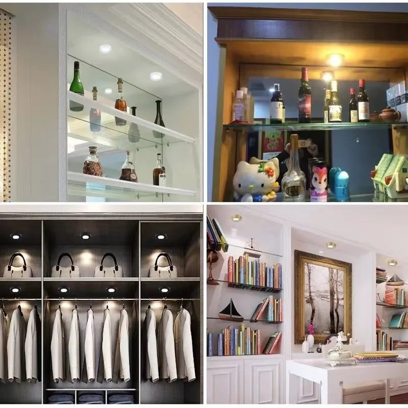 Ultra-Thin LED Surface Downlight Aluminum Anti-Glare for Kitchen, Bath, Living Areas 90-260V