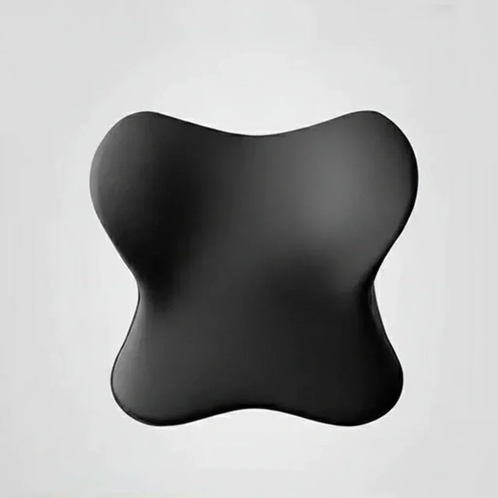 AeroEase Memory Foam Car Pillow — Contoured Neck and Lumbar Support