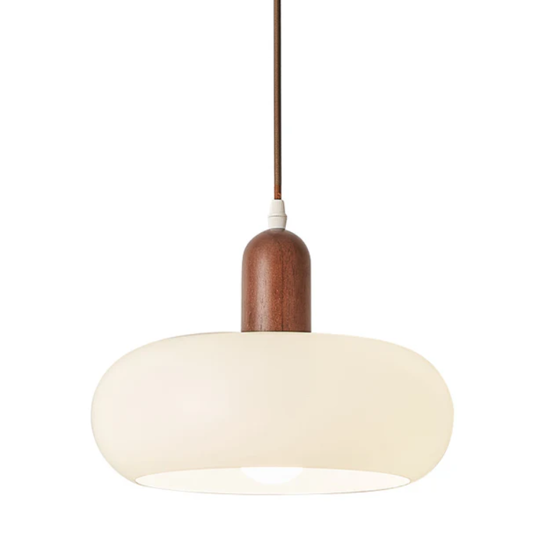 NovaLume Pendant Light In Cream With Clean, Minimalist Silhouette For Modern Interiors