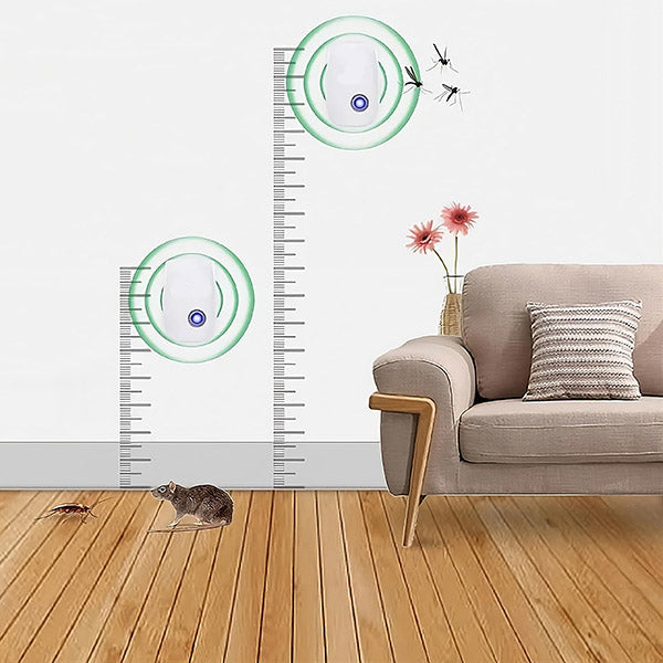 Pest Repeller Using Ultrasonic Technology For Socket Power With No Chemicals