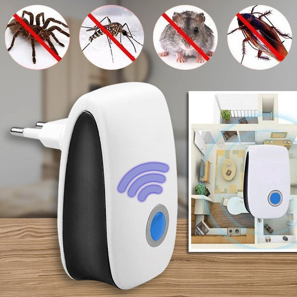 Pest Repeller Using Ultrasonic Technology For Socket Power With No Chemicals