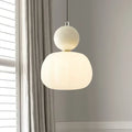 NovaLume Pendant Light In Cream Finish For Contemporary Living Spaces And Modern Hallways