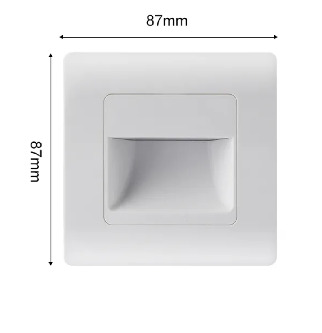 NovaTrail Exterior Motion Activated Wall Light For Nighttime Steps And Path Illumination