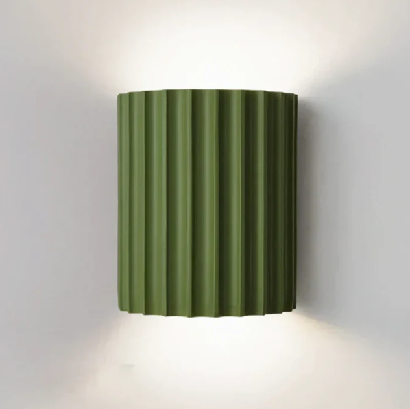 Lumora Wall Light In Resin With Dual-Sided Ambient Glow For Modern Interiors And Hallways