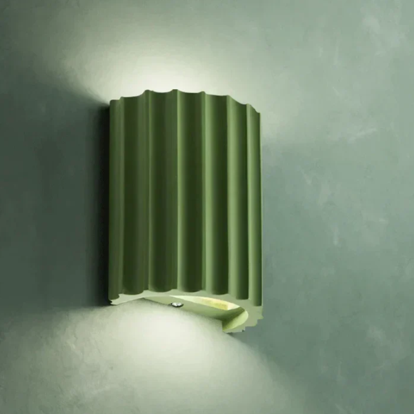 Lumora Wall Light In Resin With Dual-Sided Ambient Glow For Modern Interiors And Hallways