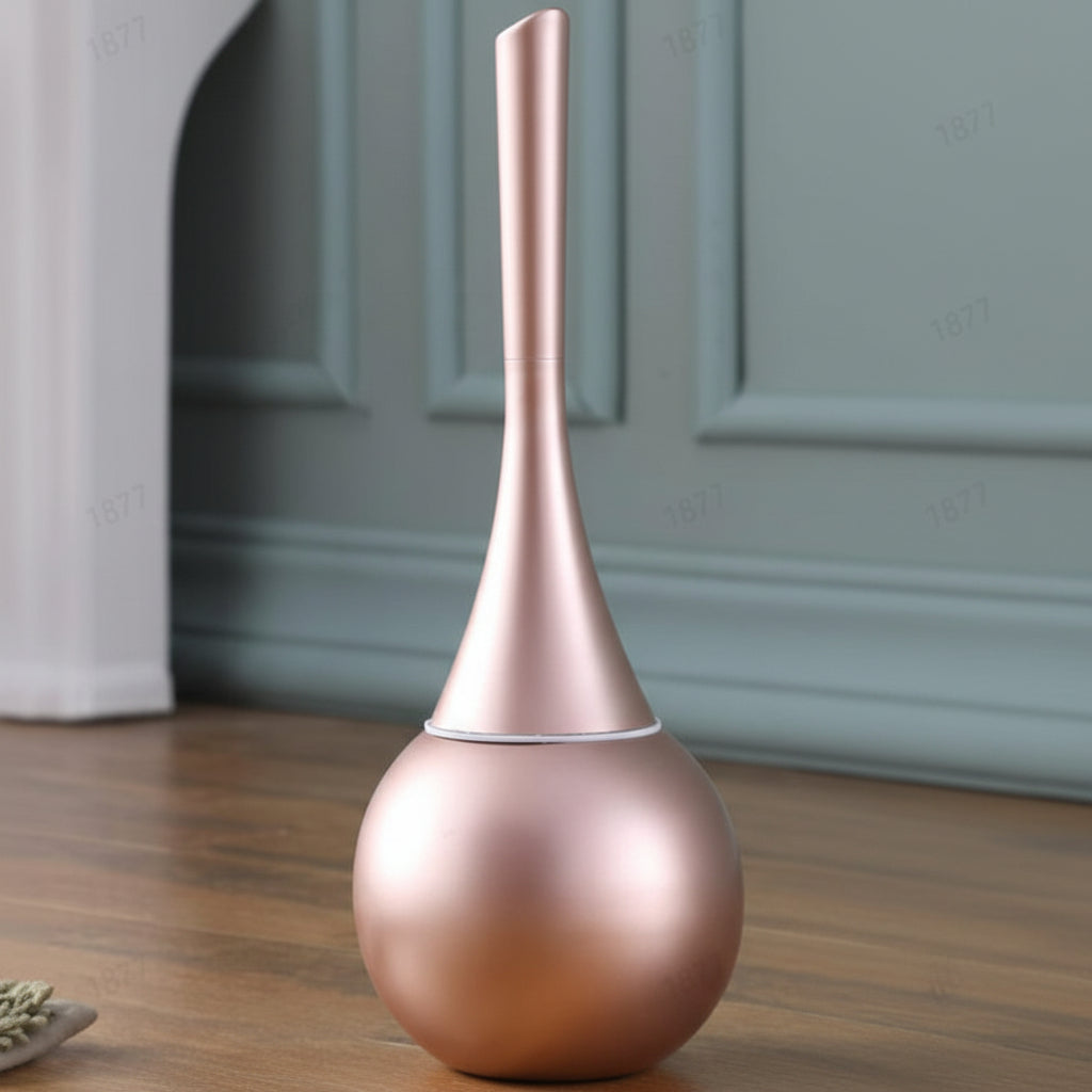 Elegant Toilet Brush with Anti-Splash Design & Durable Holder - Best Toilet Bowl Brush for Hygiene 4