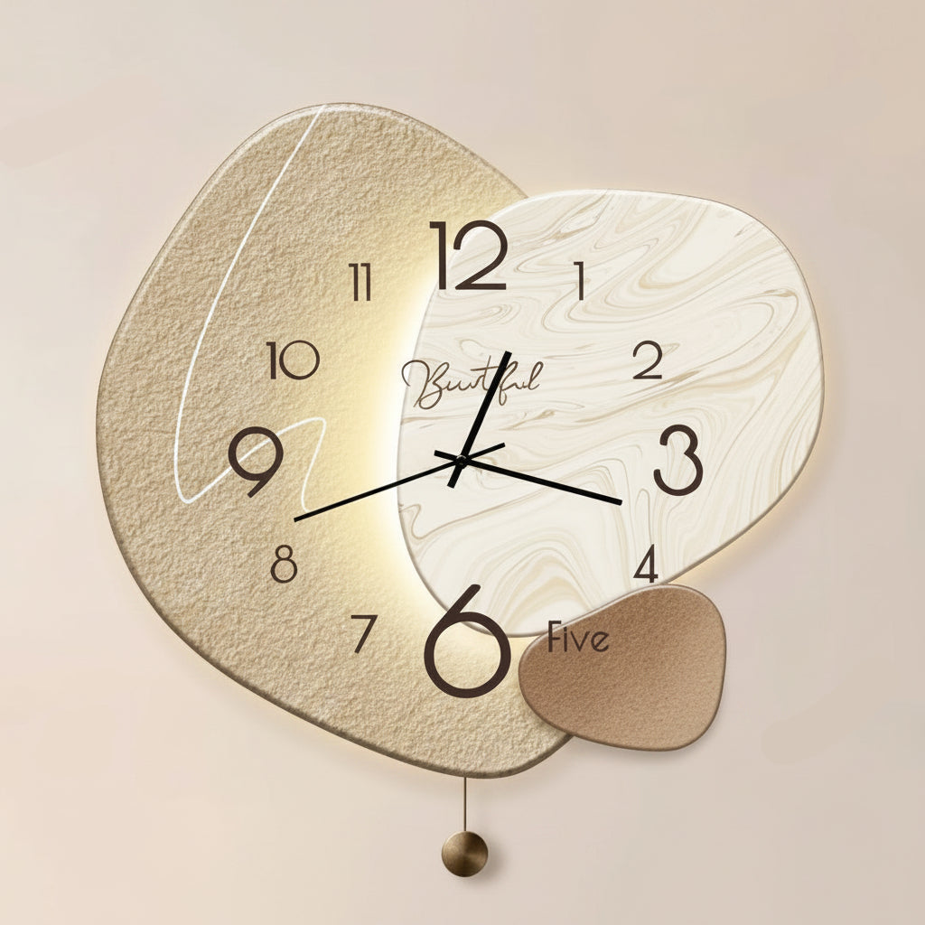 Elegant Silent Quartz Wall Clock for Bedroom & Living Room Decor 5