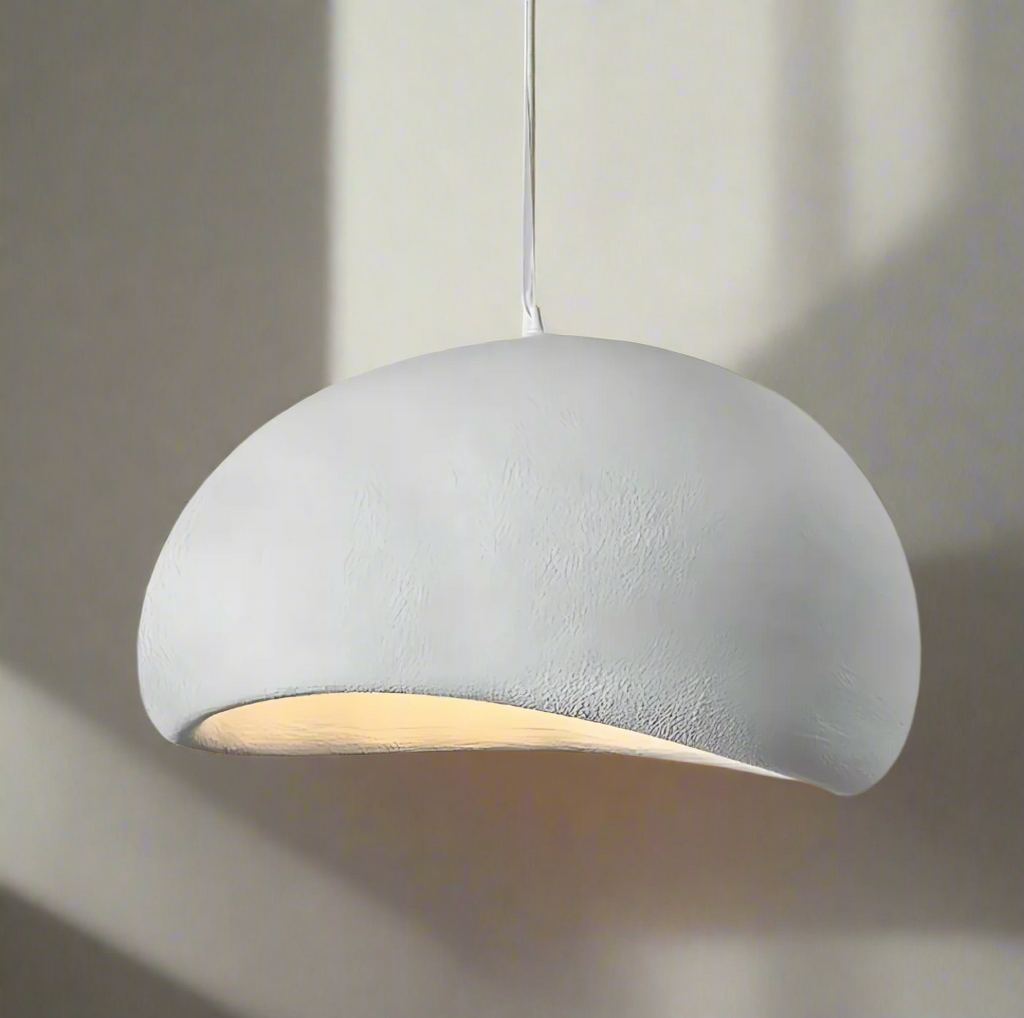 NimbleGlow Adjustable LED Pendant Light With Wabi Sabi Style For Modern Interiors