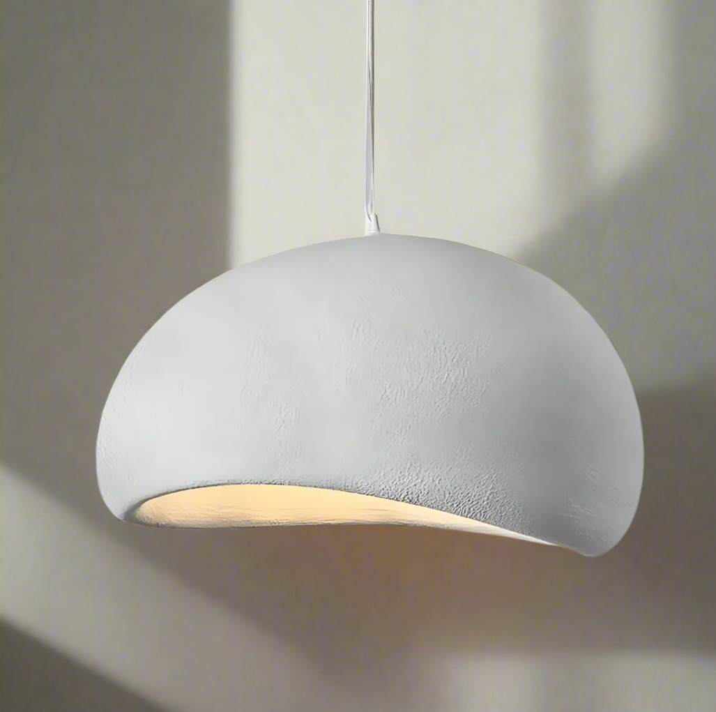 NimbleGlow Adjustable LED Pendant Light With Wabi Sabi Style For Modern Interiors