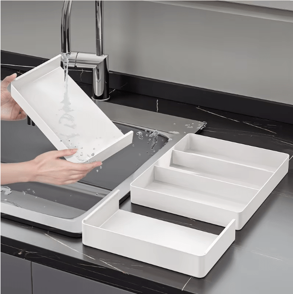 FlexiDrawer Organizer – Flexibel modulair vakken systeem