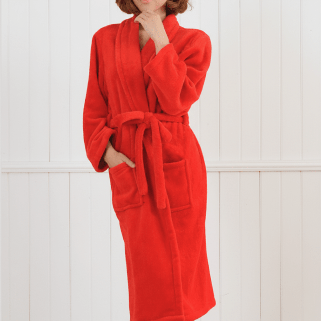 Aura 100% Cotton Absorbent Bathrobe — Quick-Dry Plush Texture