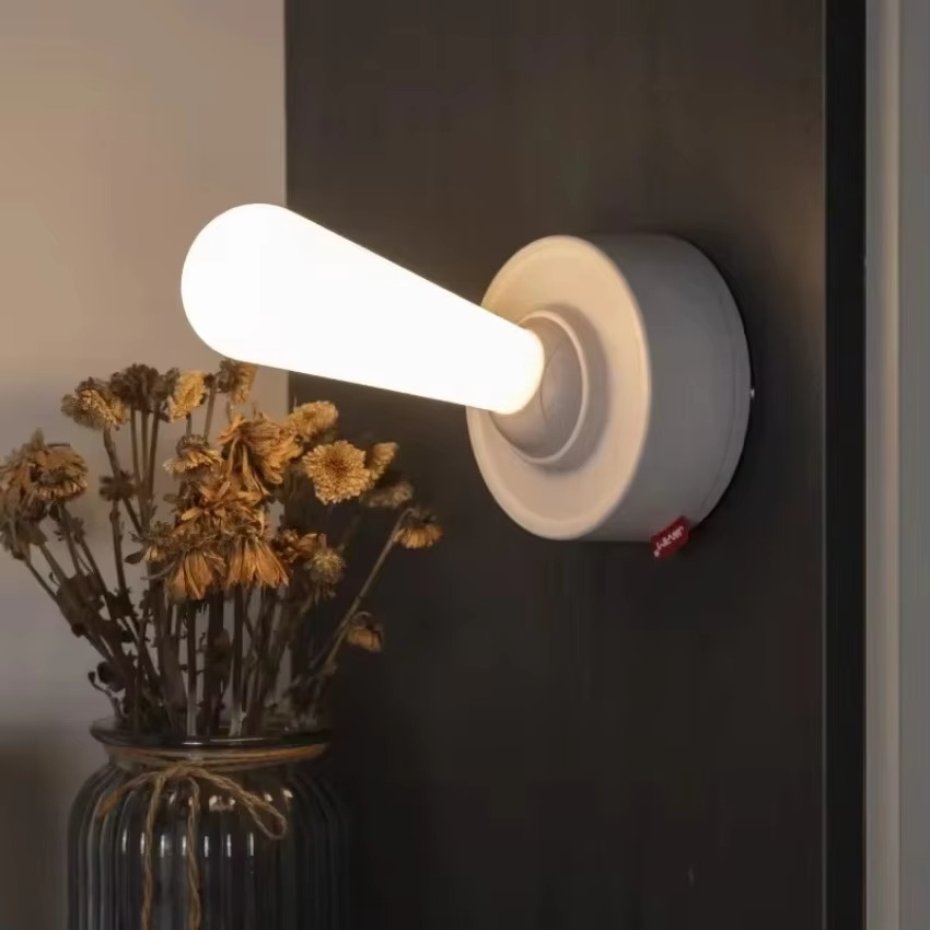 Lampada da tavolo e da terra a LED ricaricabile GlowDo — Dimmerazione continua, moderno design a joystick