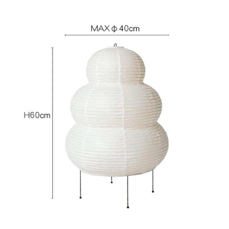 Kairo Desk Lamp With Rice Paper Shade For Warm Ambient Light And A Three Setting Dimmer
