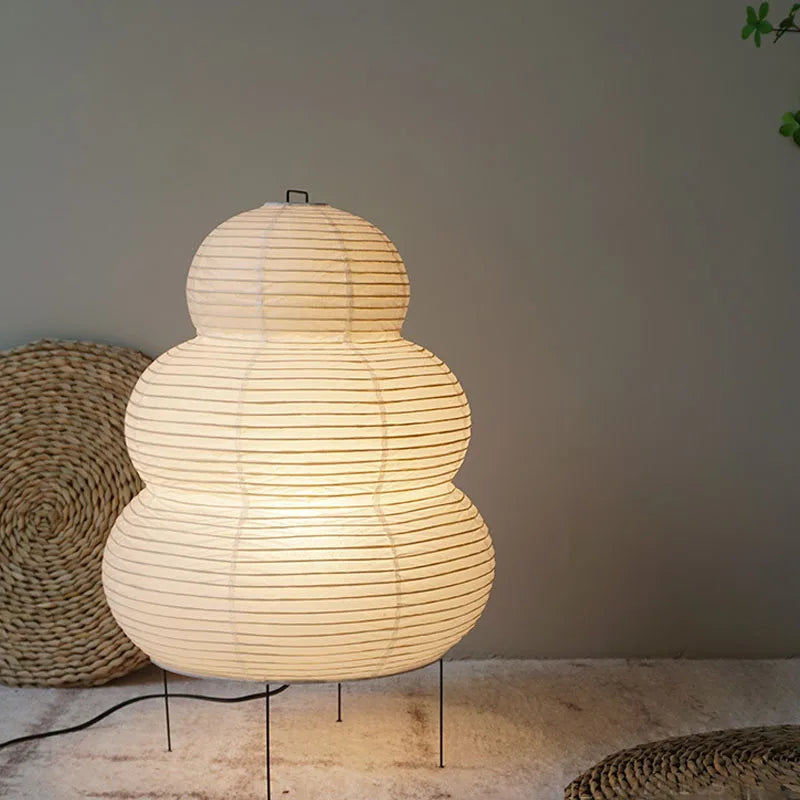 Kairo Desk Lamp With Rice Paper Shade For Warm Ambient Light And A Three Setting Dimmer