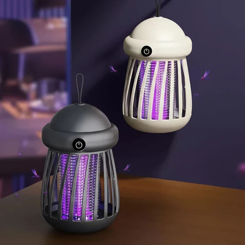 Lámpara antimosquitos NovaGuard – Rejilla eléctrica de 3000 V, luz ultravioleta