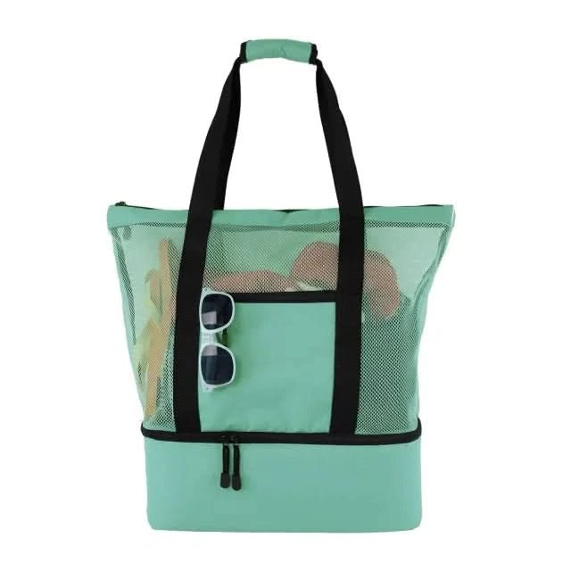 Sunwave Spacious Waterproof Tote — Stable Base and Open Mesh Design