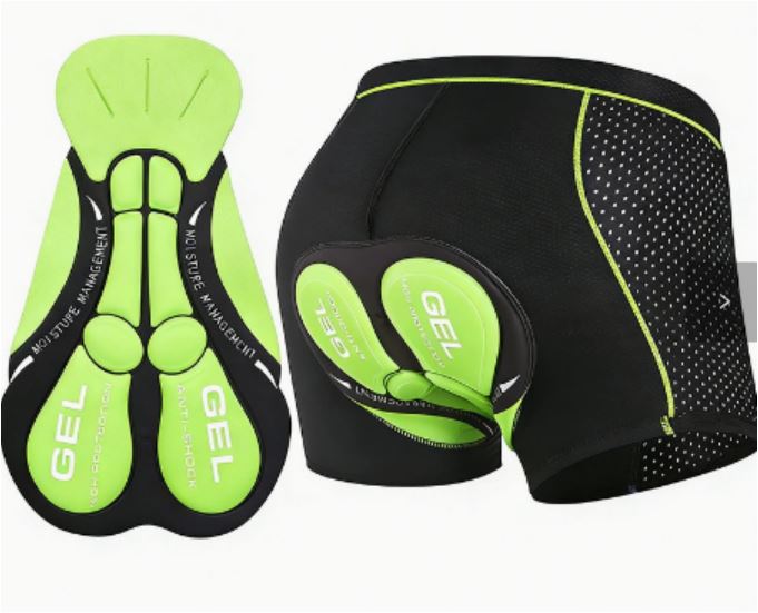 Breathable 5D Gel Padded Bike Shorts — Unisex Cut